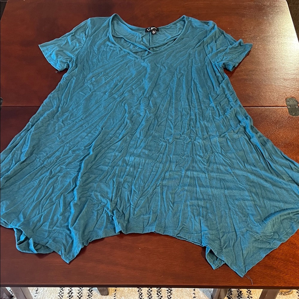 Elegant team Short Sleeve Women's tunic top